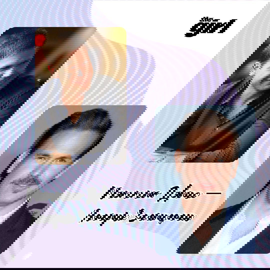 Современное фото мужчины на фоне готической городской архитектуры, повседневная куртка и спокойное выражение, городской пейзаж на заднем плане.