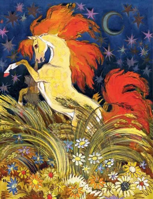 Иллюстрации Корчагина к «Сивке‑Бурке»