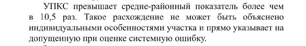 УПКС увеличил стоимость участка: выявили ошибки