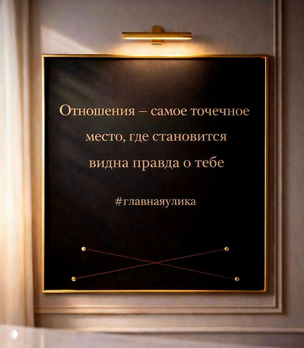 Через отношения видна правда о тебе