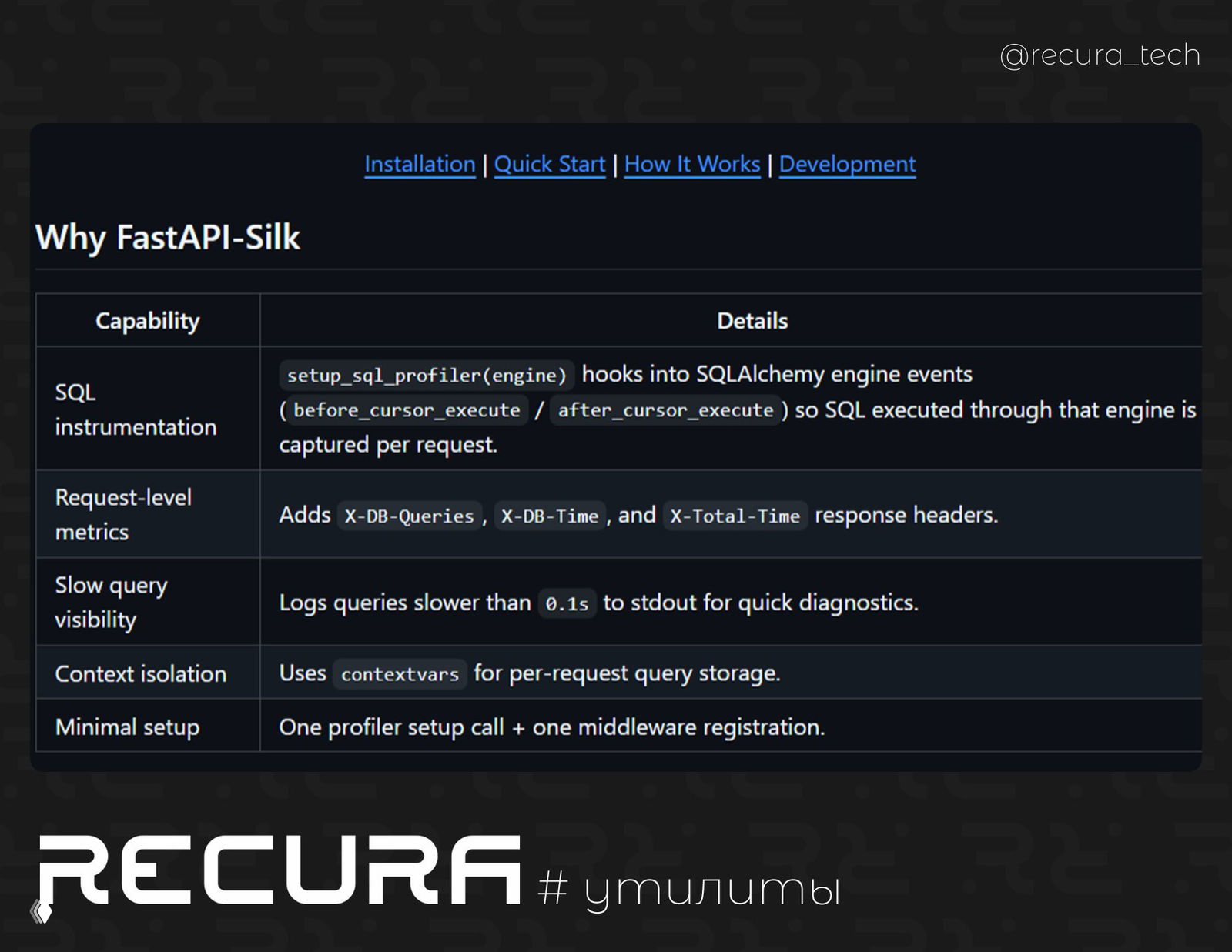 Fastapi-silk — лёгкое middleware для FastAPI