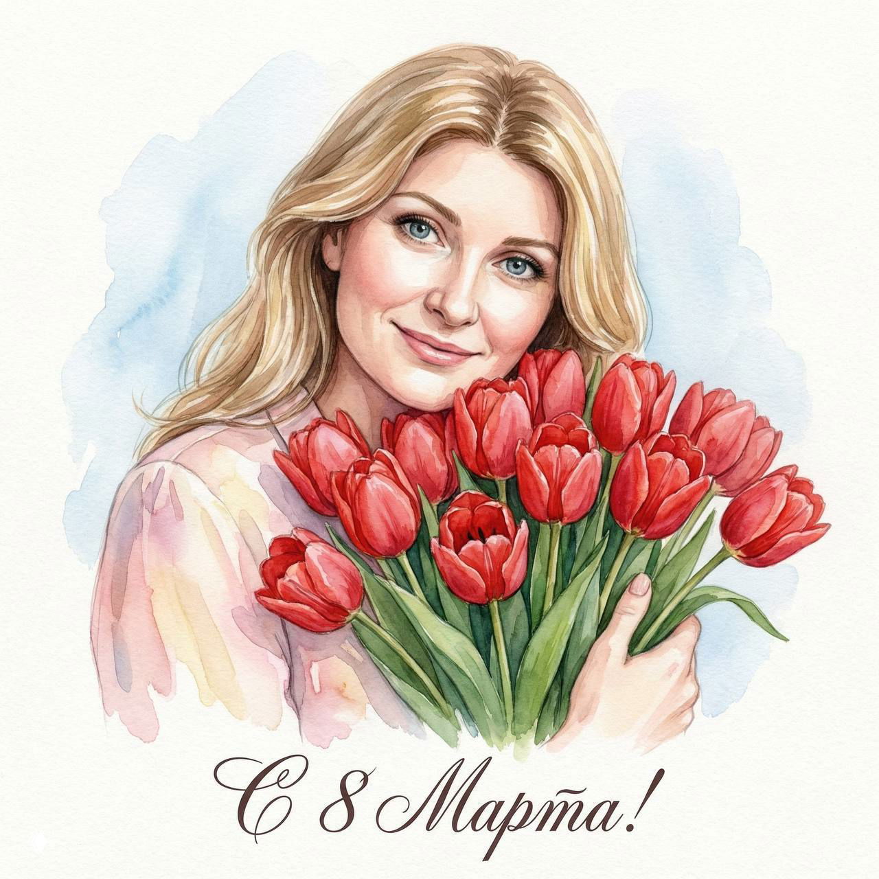 С праздником весны и красоты — 8 Марта