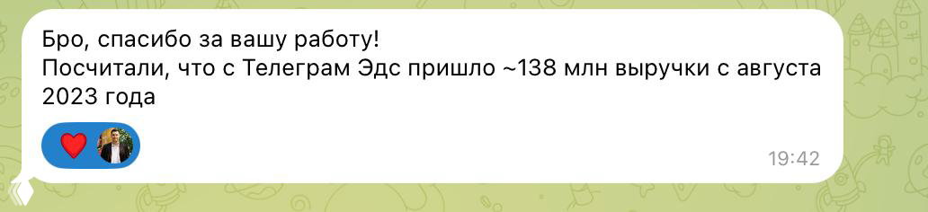 47 000 подписчиков — 138 млн выручки