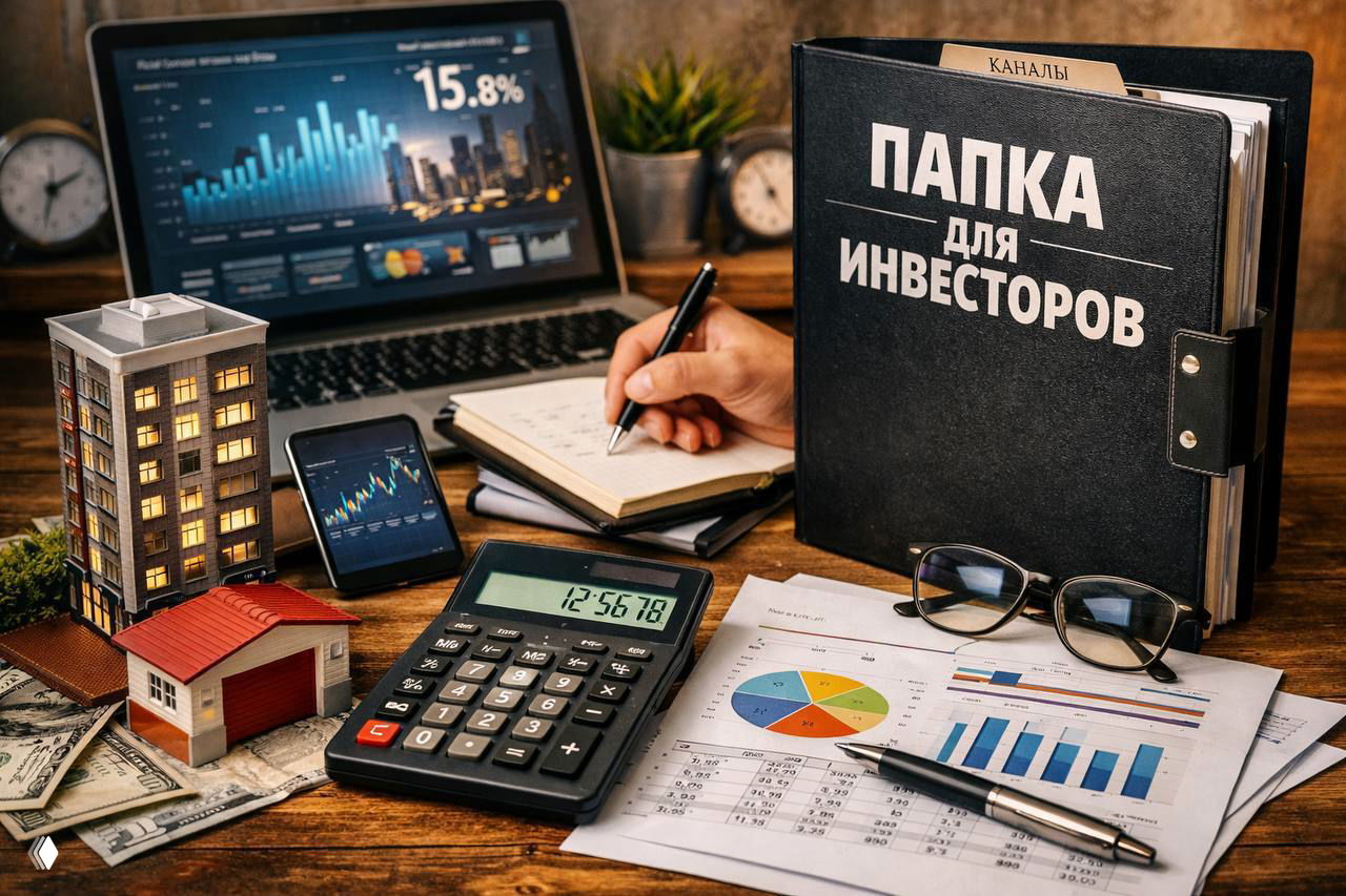 Папка каналов для инвесторов в недвижимость