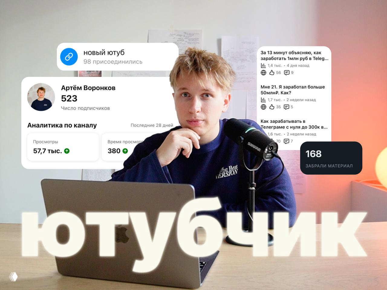 Заперся на 2 недели и снимал YouTube — результаты