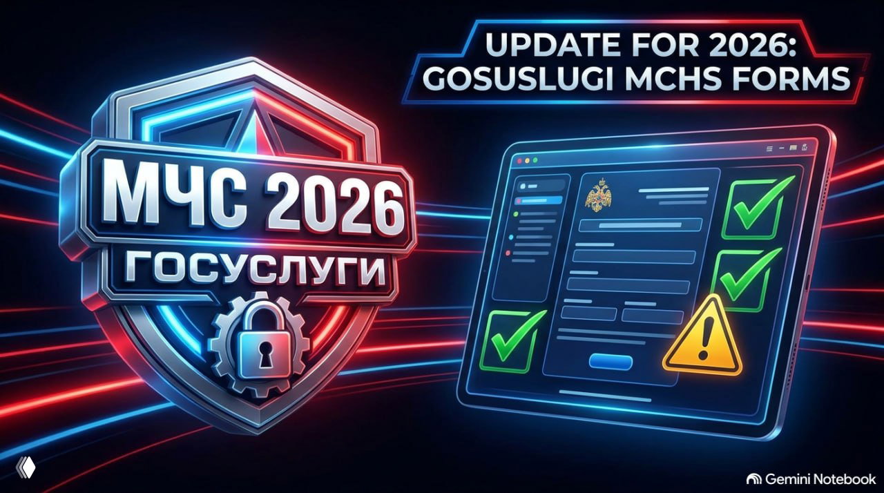 Изменены формы уведомлений МЧС на Госуслугах (24.09.2026)