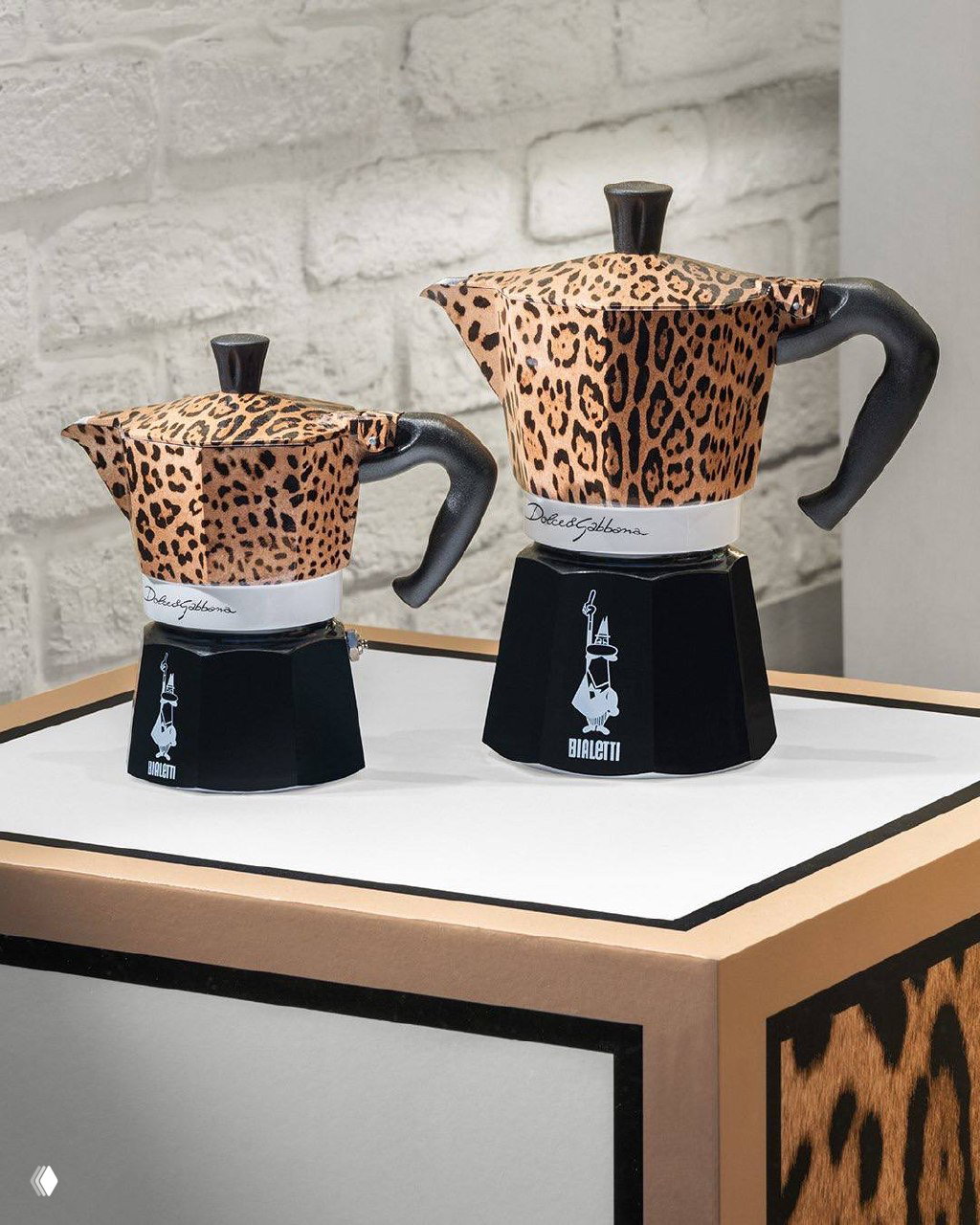 Кофеварки Bialetti x Dolce&Gabbana в лео‑принте