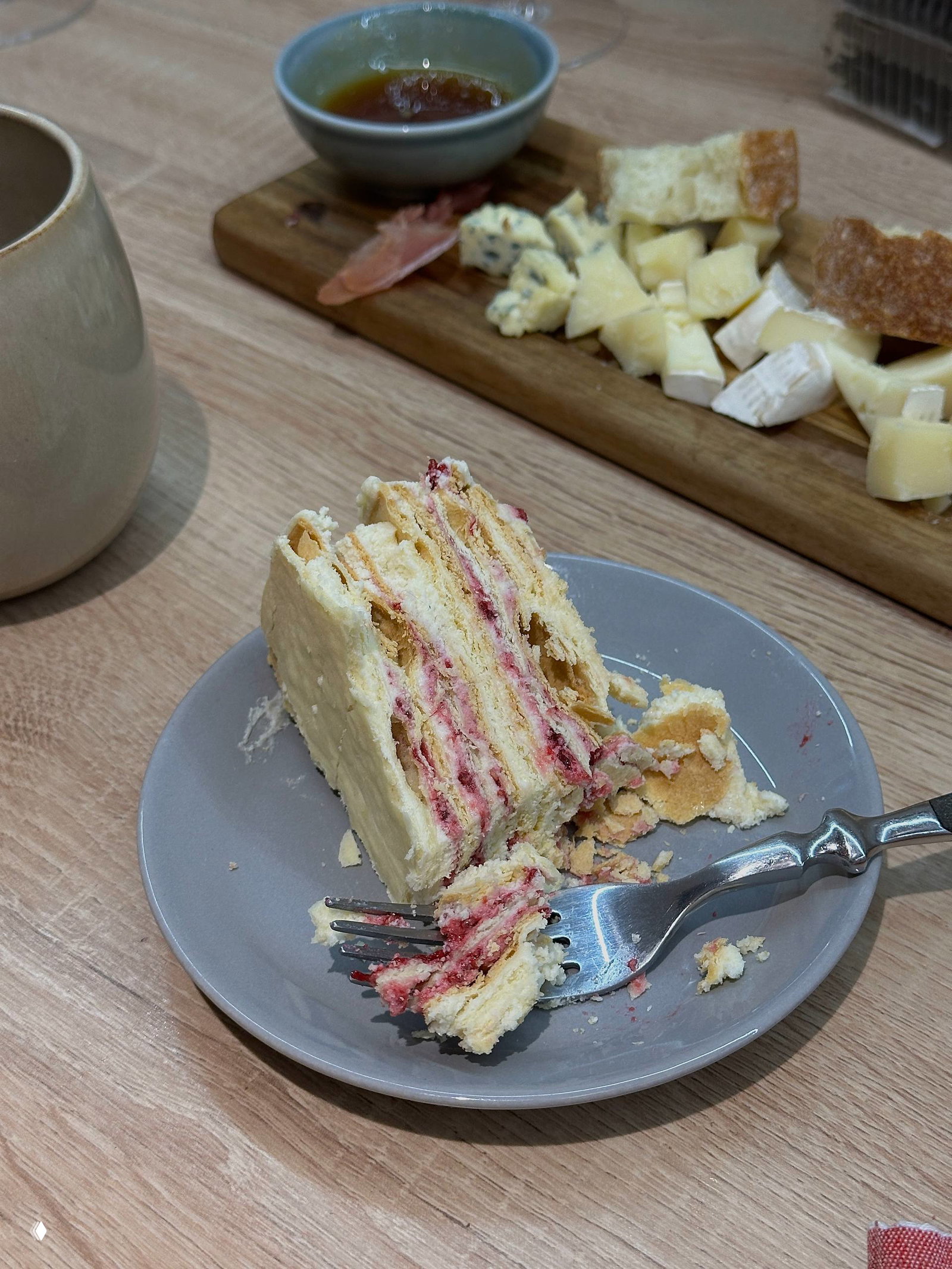 Рецепт — Наполеон с малиной