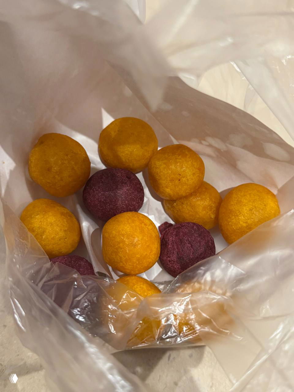 Шарики из батата с ночного рынка