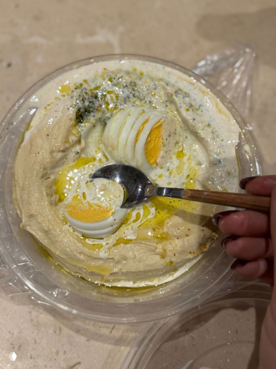 Самый вкусный хуммус на ночном рынке Ламай (Abu Carmen)