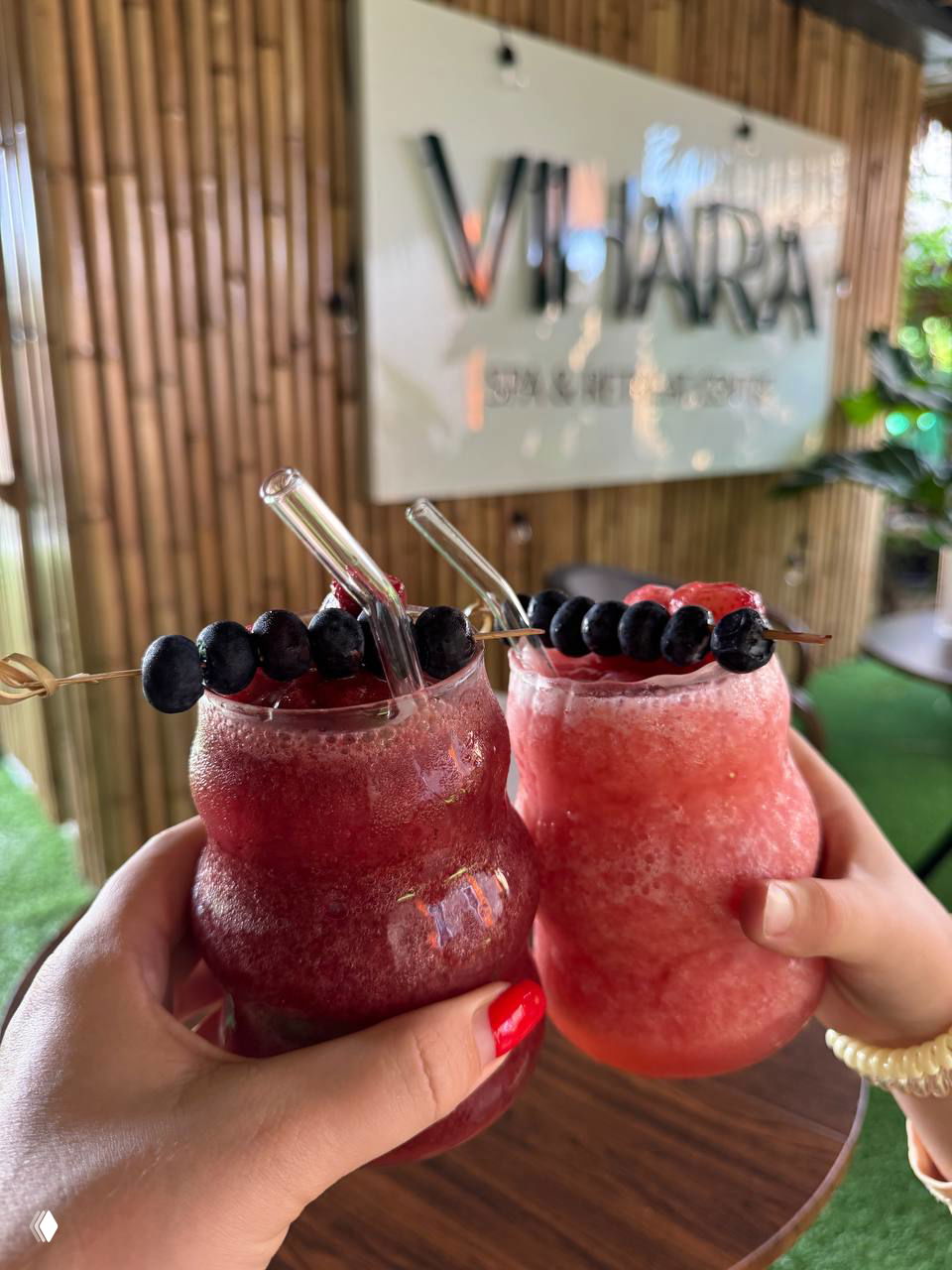 Натуральные ягодные шейки в сауне Vihara на Ламай