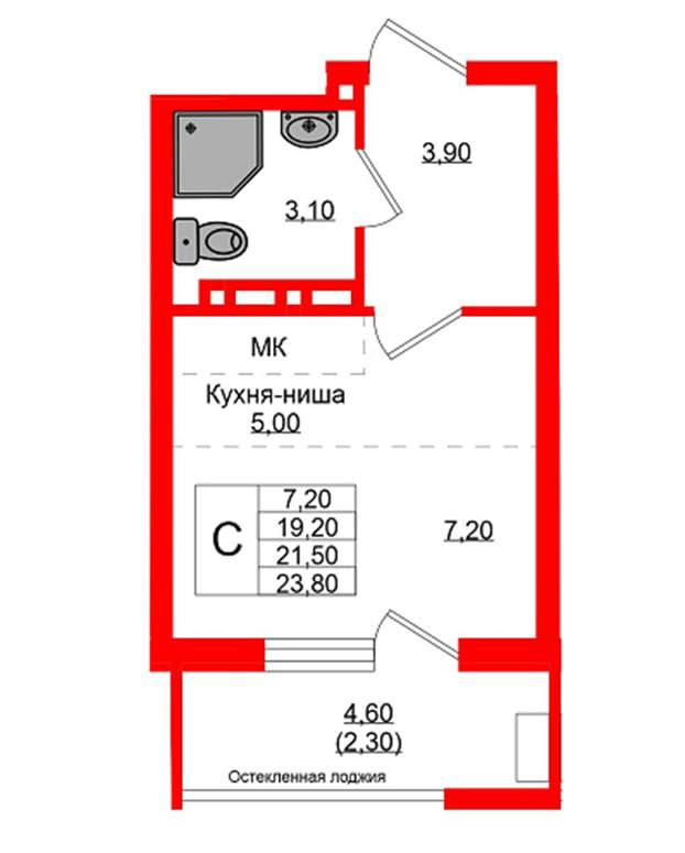 Первый взнос 817 000 ₽ — покупка квартиры на побережье