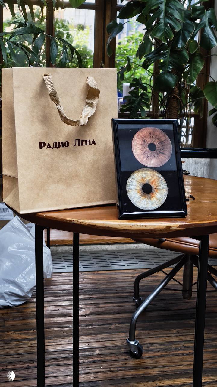 Фотозона "Радужка глаза"