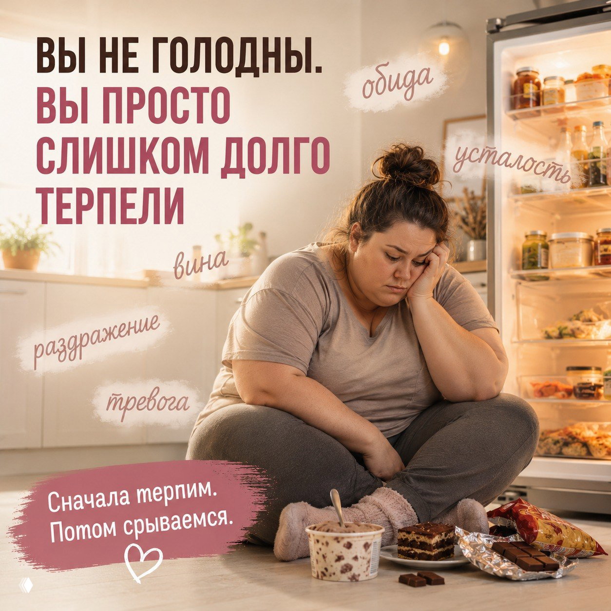 Как не срываться на других и на еду