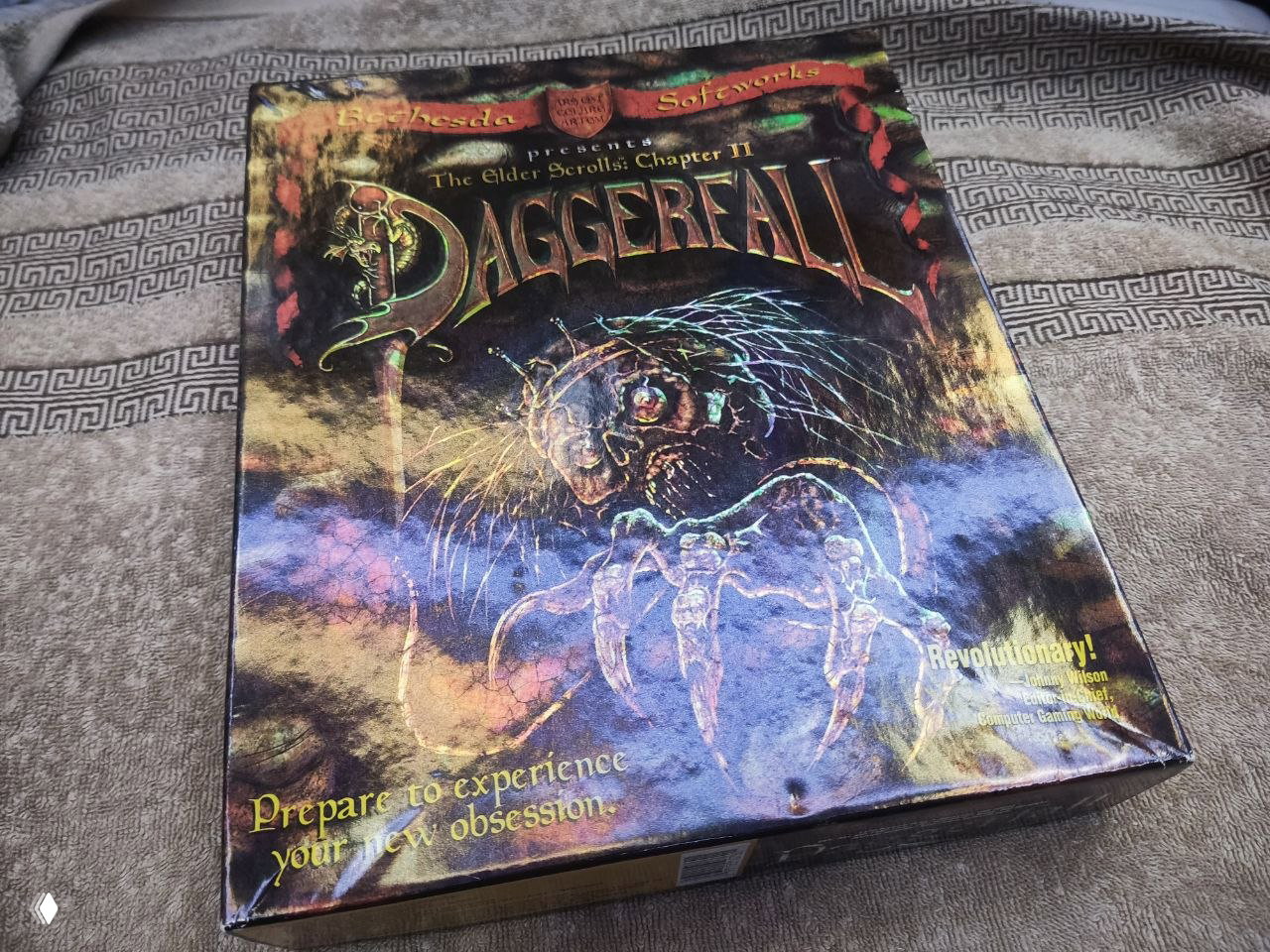 Daggerfall — большая коробка и путеводитель