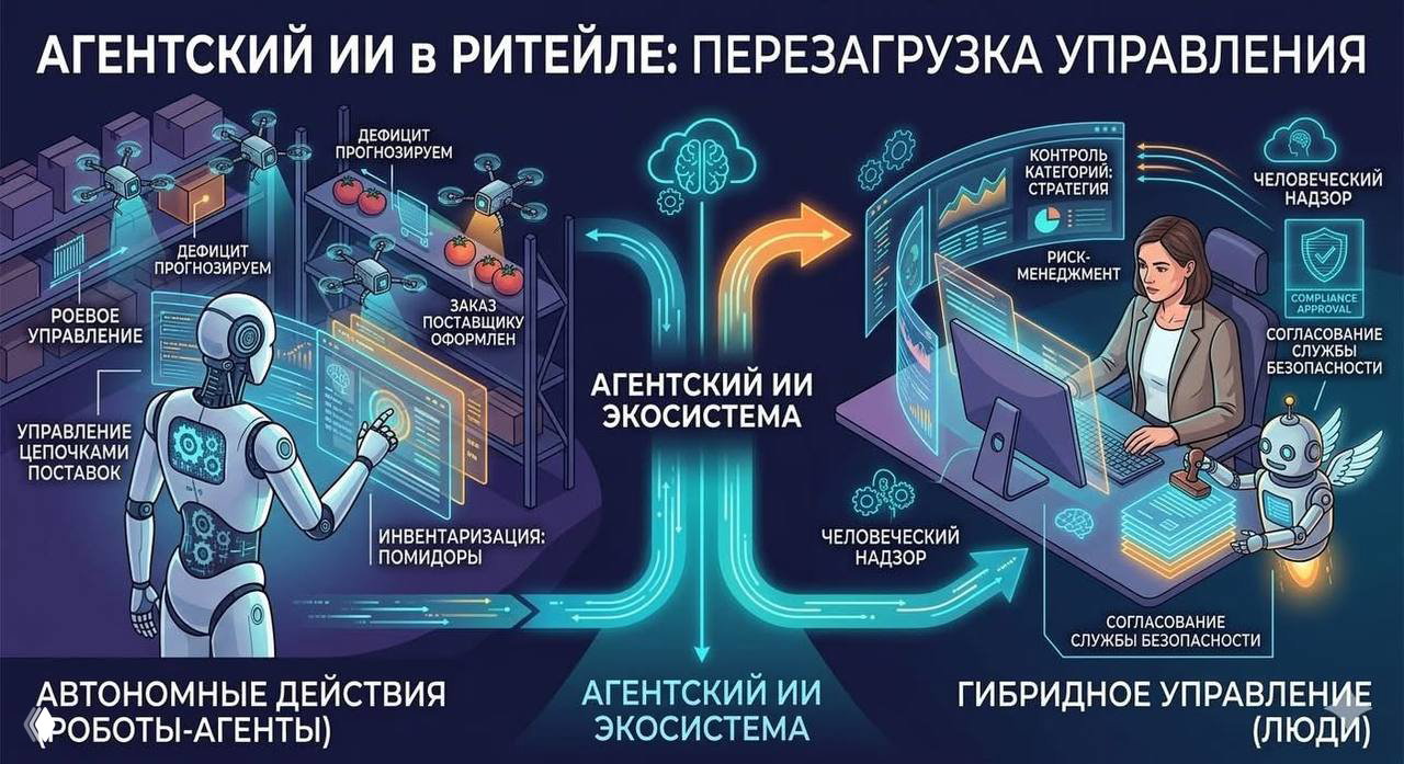 Агентский ИИ в ритейле: перезагрузка управления
