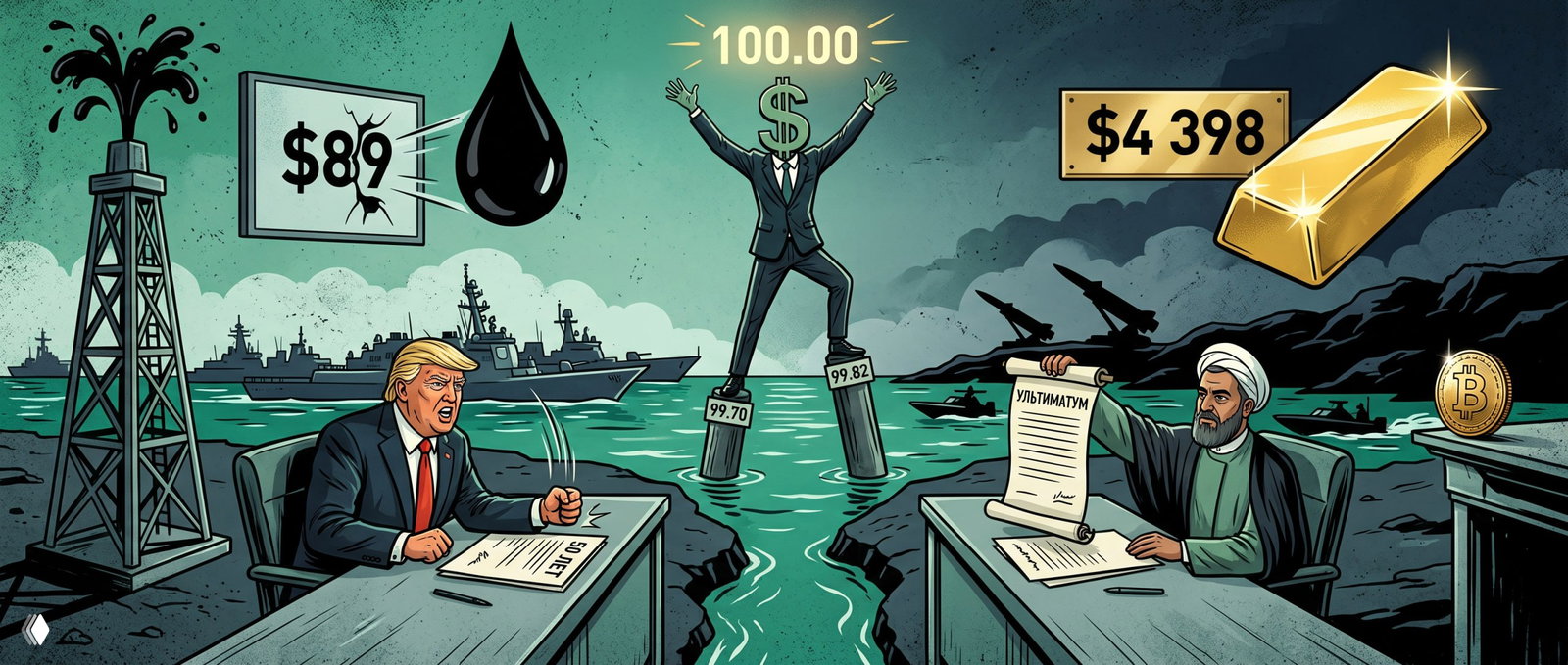 Иран и США обменялись ультиматумами — нефть выше $89