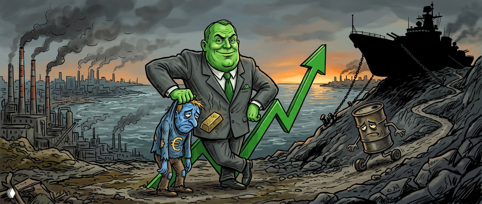 DXY 99.37 после сильных PMI и тупика по Ирану