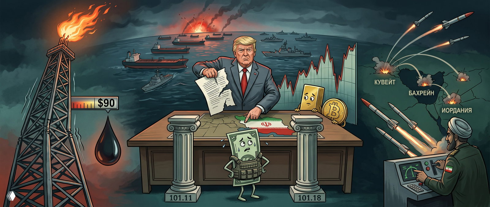 Трамп отверг перемирие и требует капитуляции Ирана