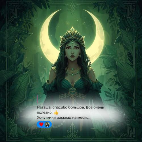 Мини-расклад «Лунный цикл: от зерна до плода»