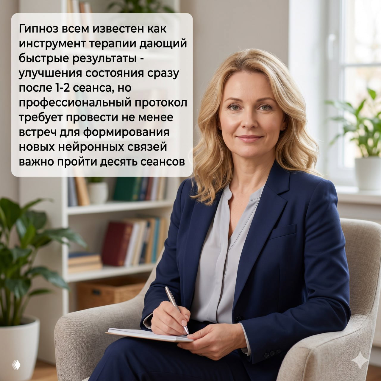 Продолжительность гипнотерапии