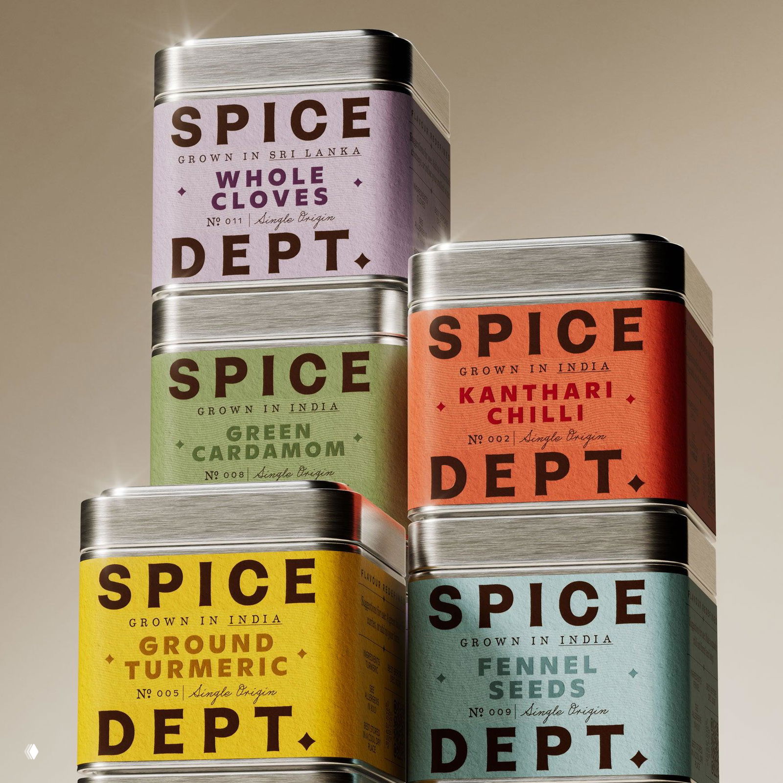 Spice Dept — металлические коробочки специй