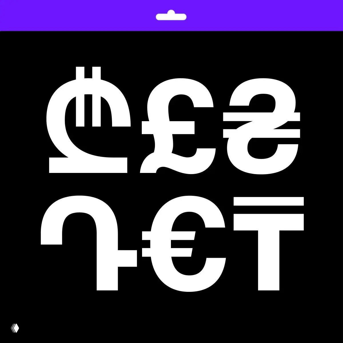 Справочник: знаки валют