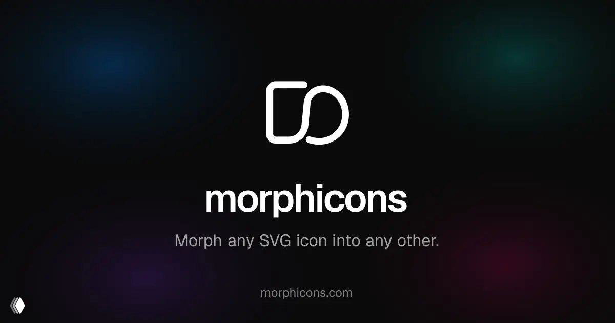 Morphicons — библиотека для анимированных иконок