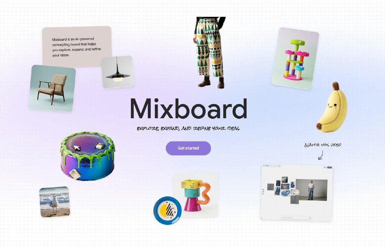 Mixboard — экспериментальный инструмент Google Labs