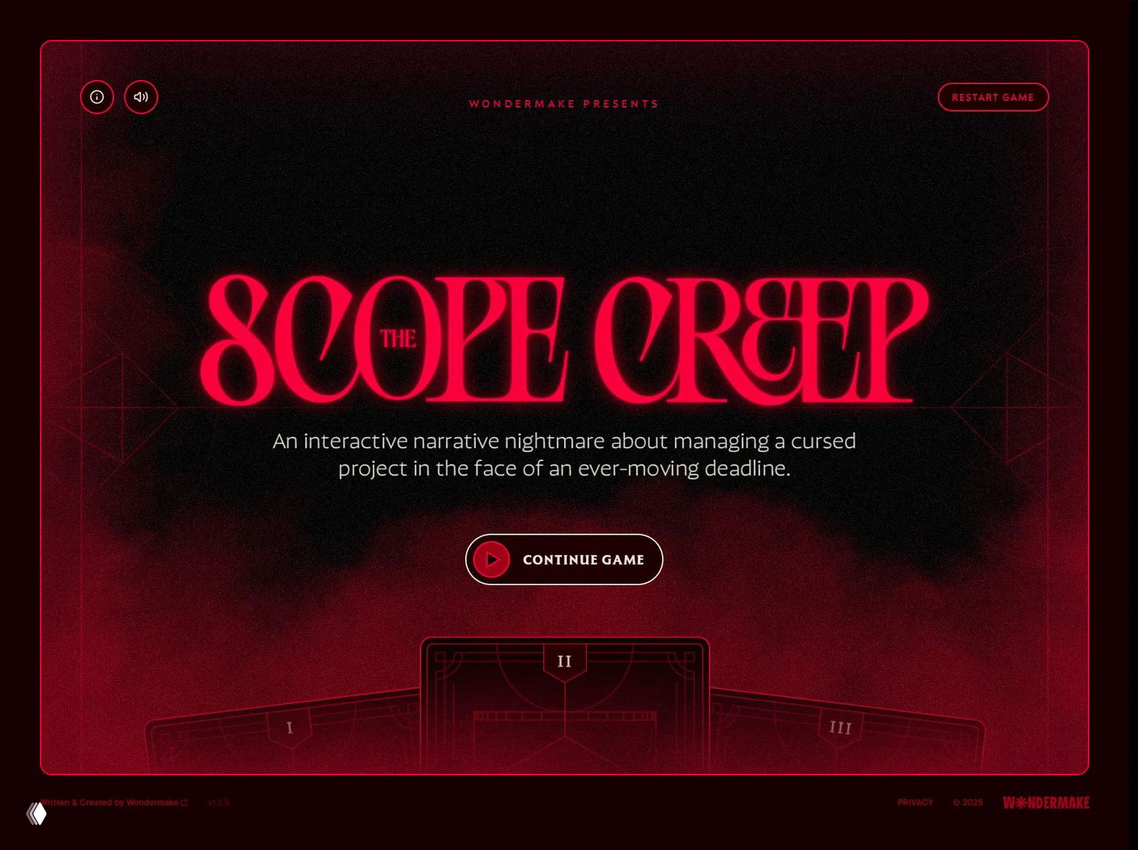 The Scope Creep — браузерный хоррор о проекте