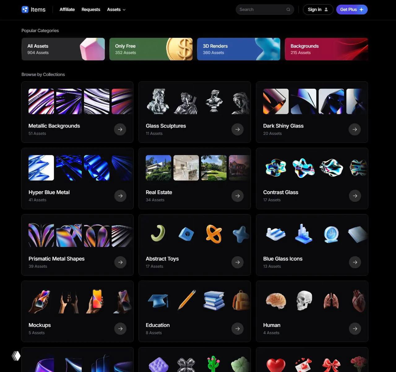 Items.design — библиотека генеративных изображений