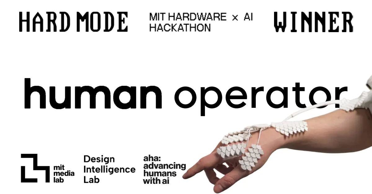 Human Operator — носимый девайс MIT для управления рукой
