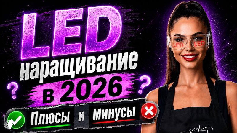 Плюсы и минусы LED наращивания - честный разбор