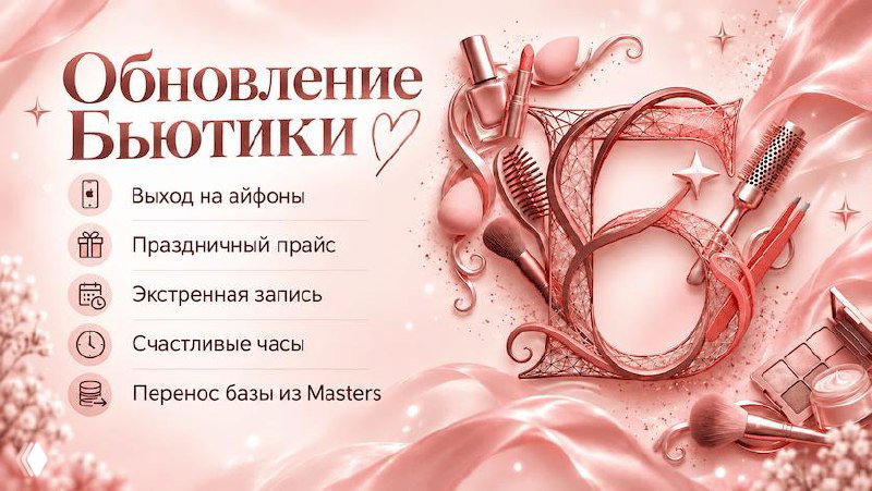 Убийца Дикиди и Мастерс — Бьютики на iPhone и новые функции