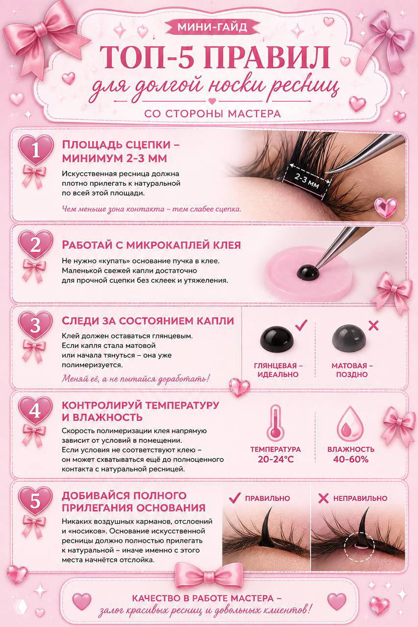 5 правил для долгой носки ресниц