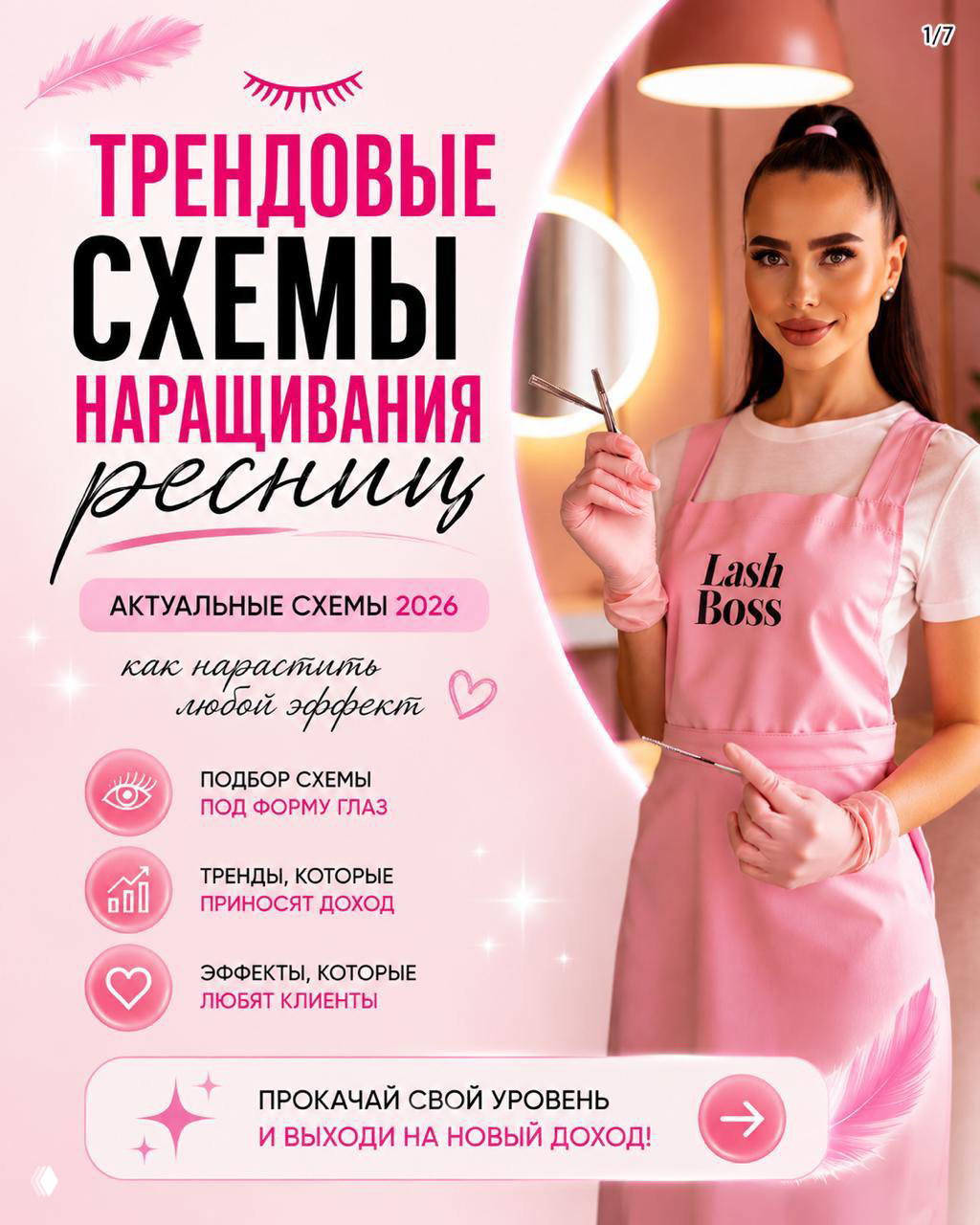 Трендовые схемы наращивания ресниц
