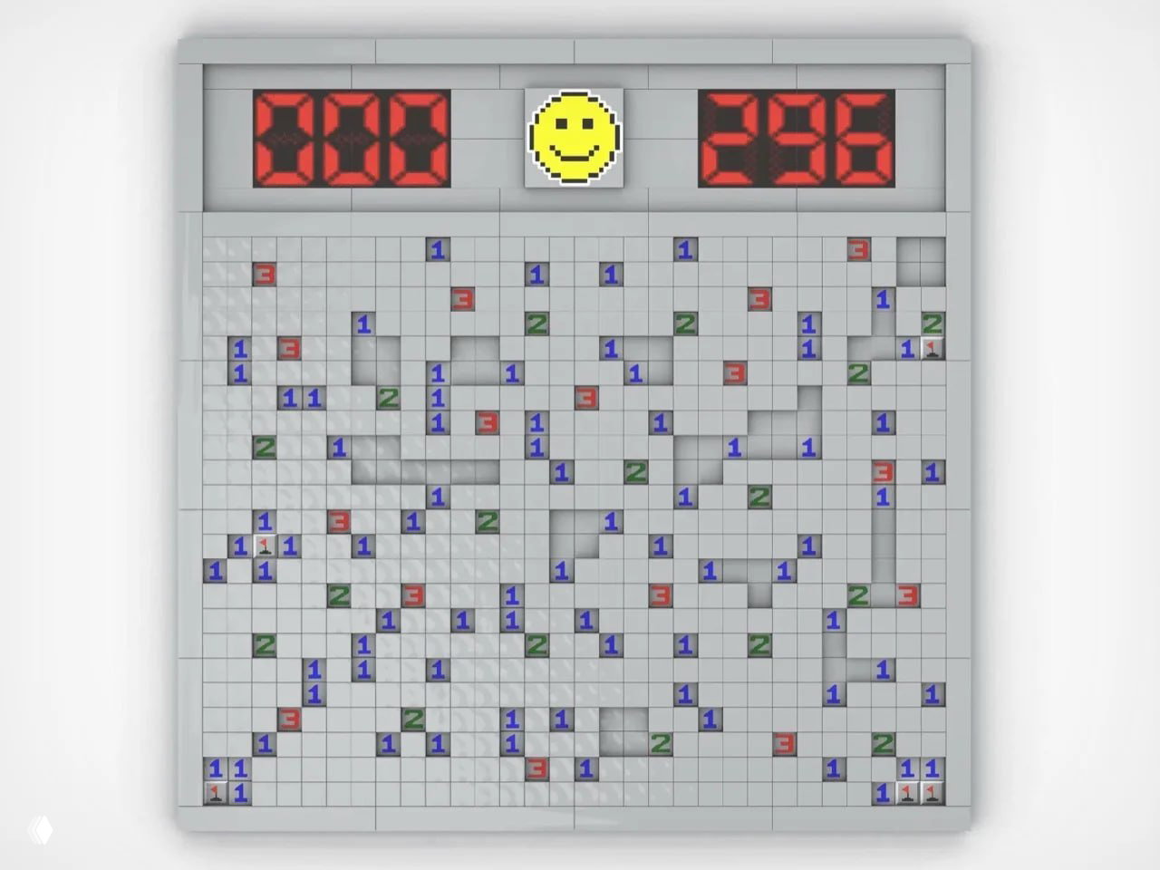 Сапёр стал LEGO‑набором — классика Windows XP в конструкторе
