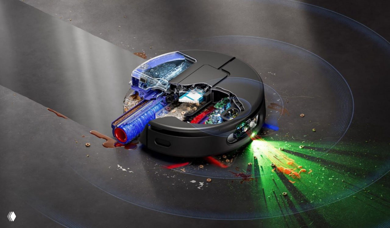 Dyson Spot+Scrub AI — робот‑пылесос с нейросетями