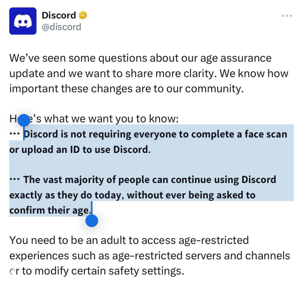 Discord по паспорту отменяется.