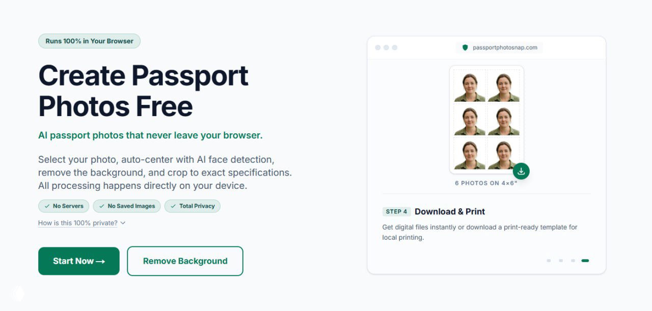 Делаем фото на документы в пару кликов