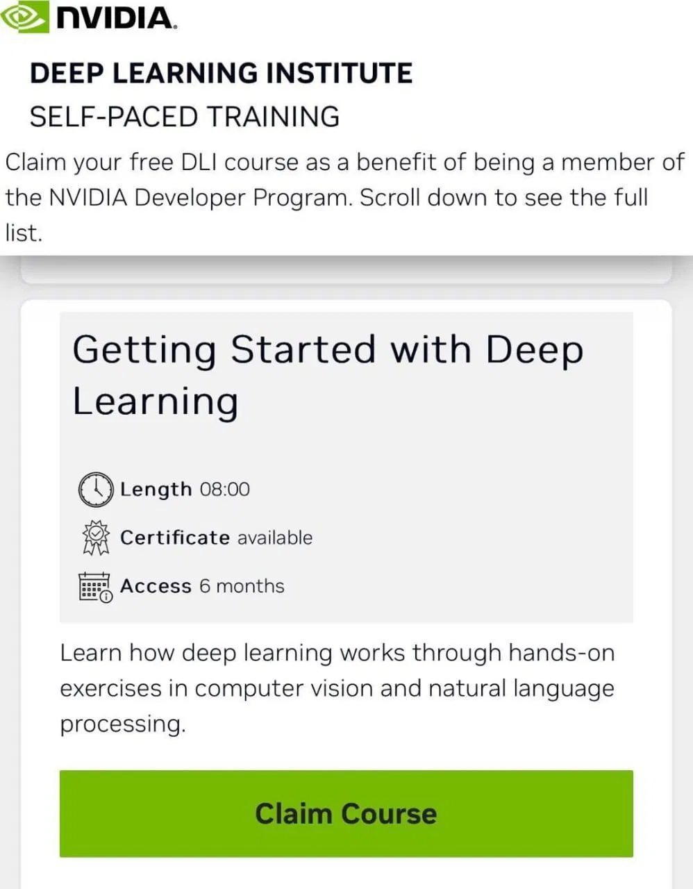 NVIDIA раздает бесплатные курсы по нейросетям