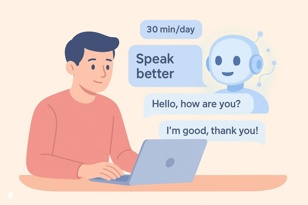 Учим английский с ChatGPT за 30 минут в день