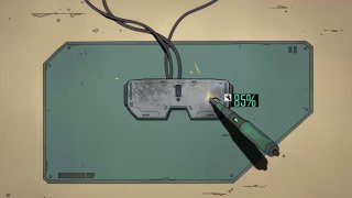 Иллюстрация из Steel Soul Shaper: рабочий стол и руки хирурга с инструментом рядом с имплантом в стилизованной киберпанк‑аниме композиции.