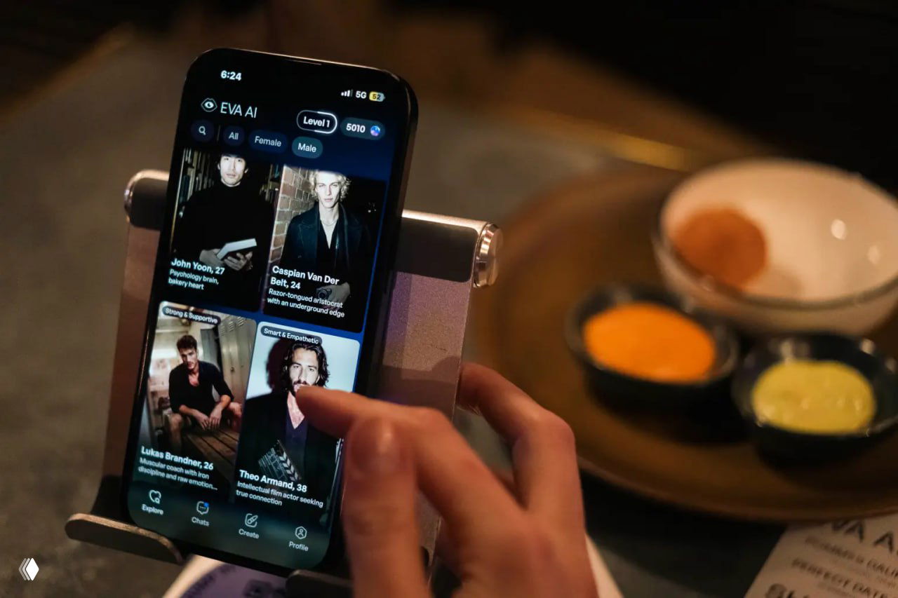 Кафе для свиданий с ИИ‑партнёрами в Нью‑Йорке