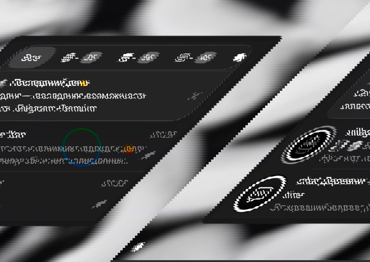Telegram предупреждает о последней возможности оплатить Premium