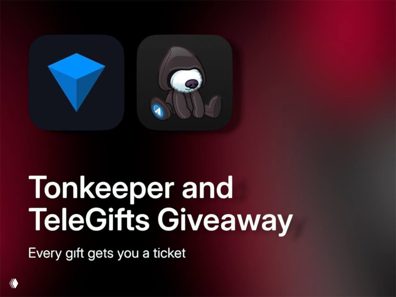 TeleGifts и Tonkeeper — розыгрыш 20 NFT‑подарков