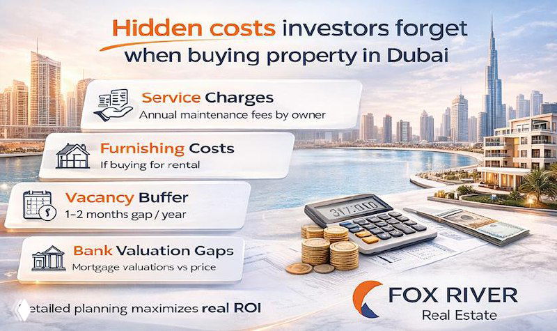 Hidden costs investors forget when buying property in Dubai