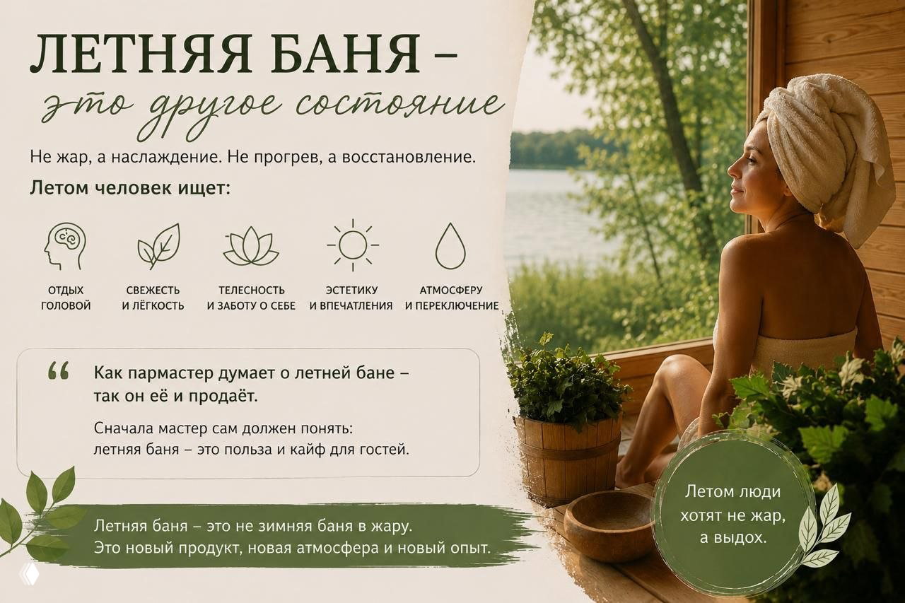Эфир с Еленой Дядиченко о летних банях