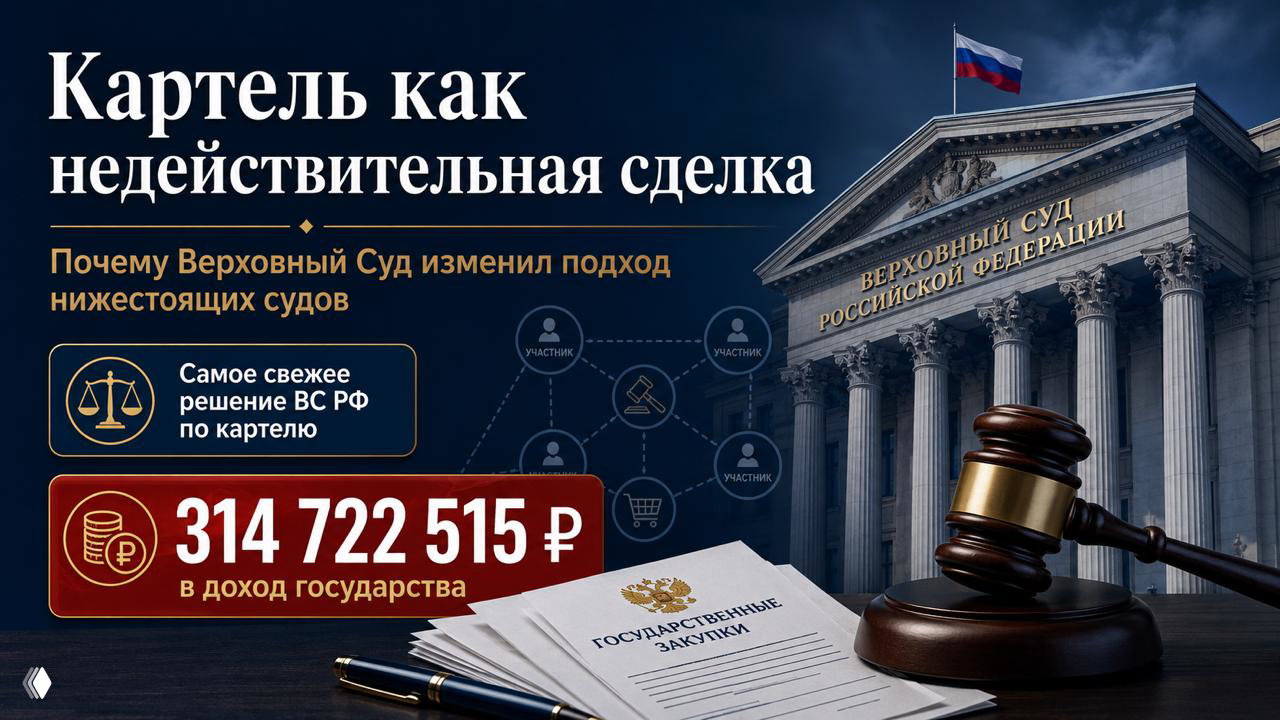 ВС РФ: картель признан недействительной сделкой