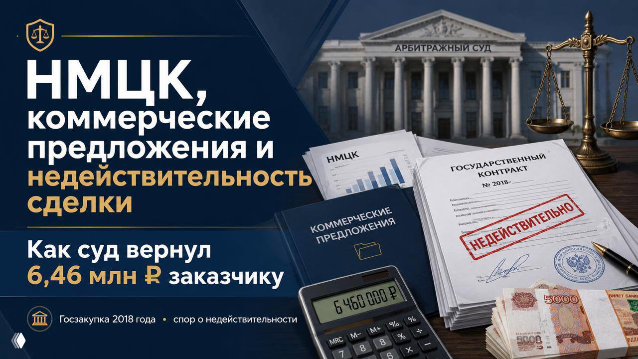 НМЦК, коммерческие предложения и недействительность сделки